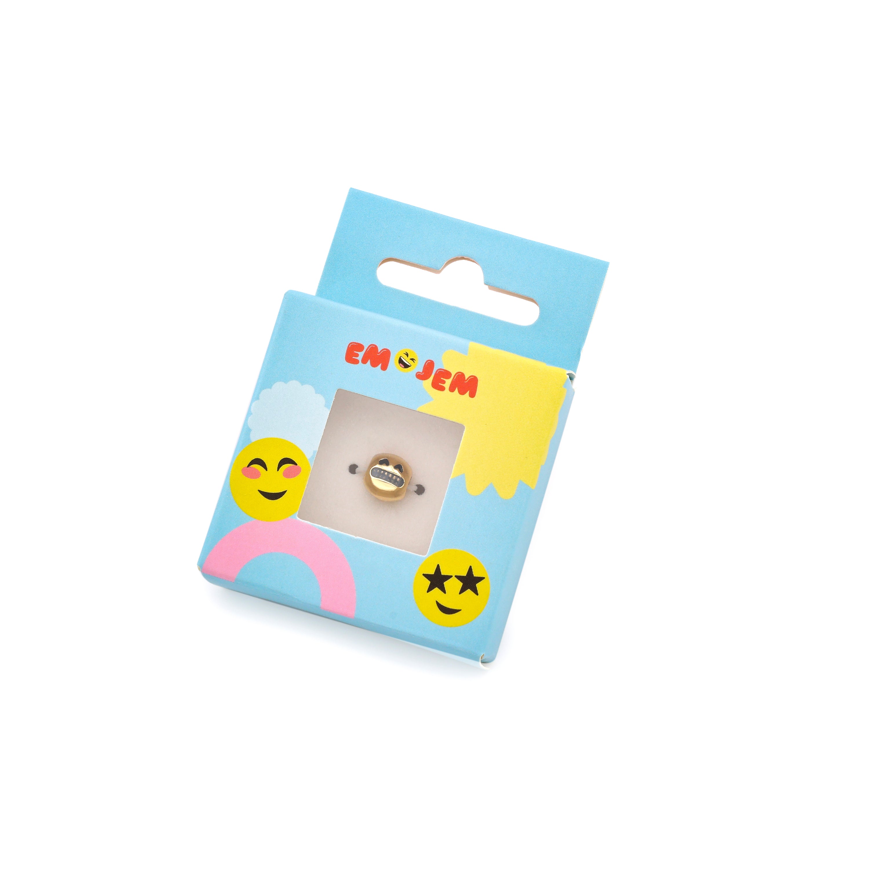 😬 Awkward Asha | Emojem Charm for Kids Bracelets