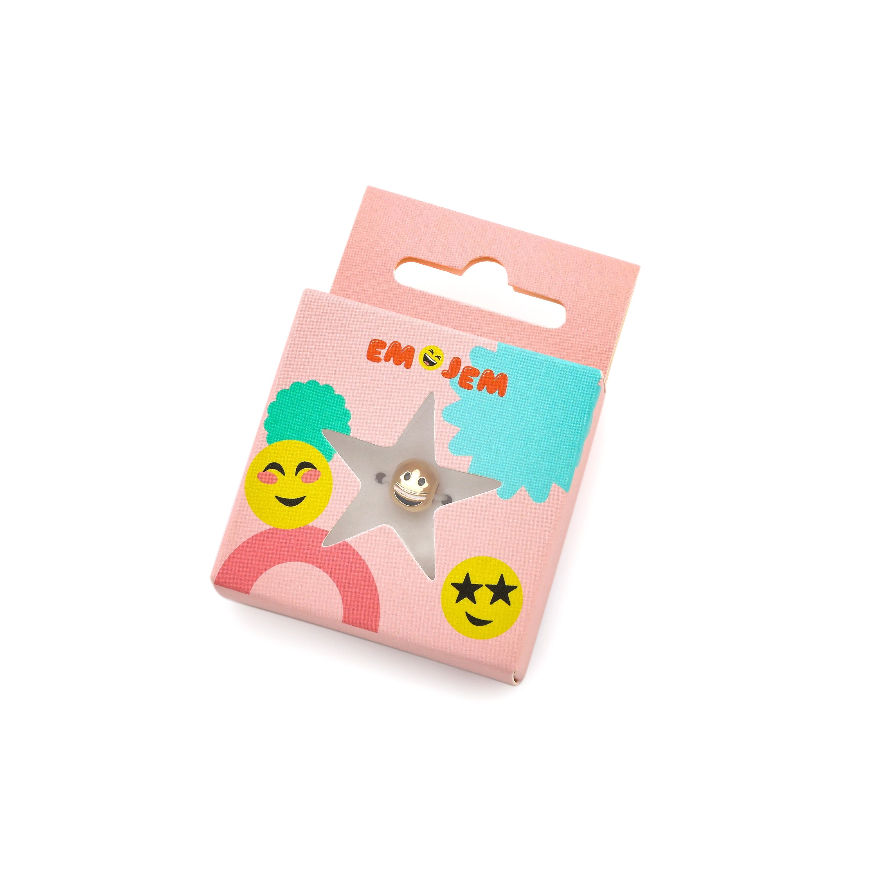 ๐ Grinning Grace | Emojem Charm for Kids Bracelets