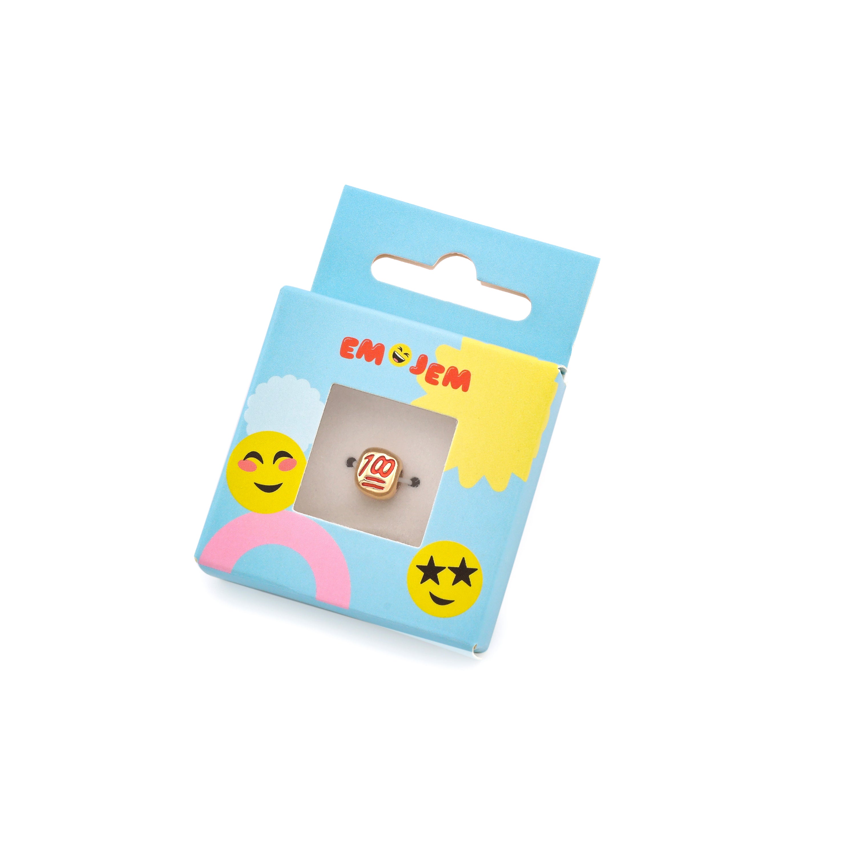 💯 Hughie Hundred | Emojem Charm for Kids Bracelets