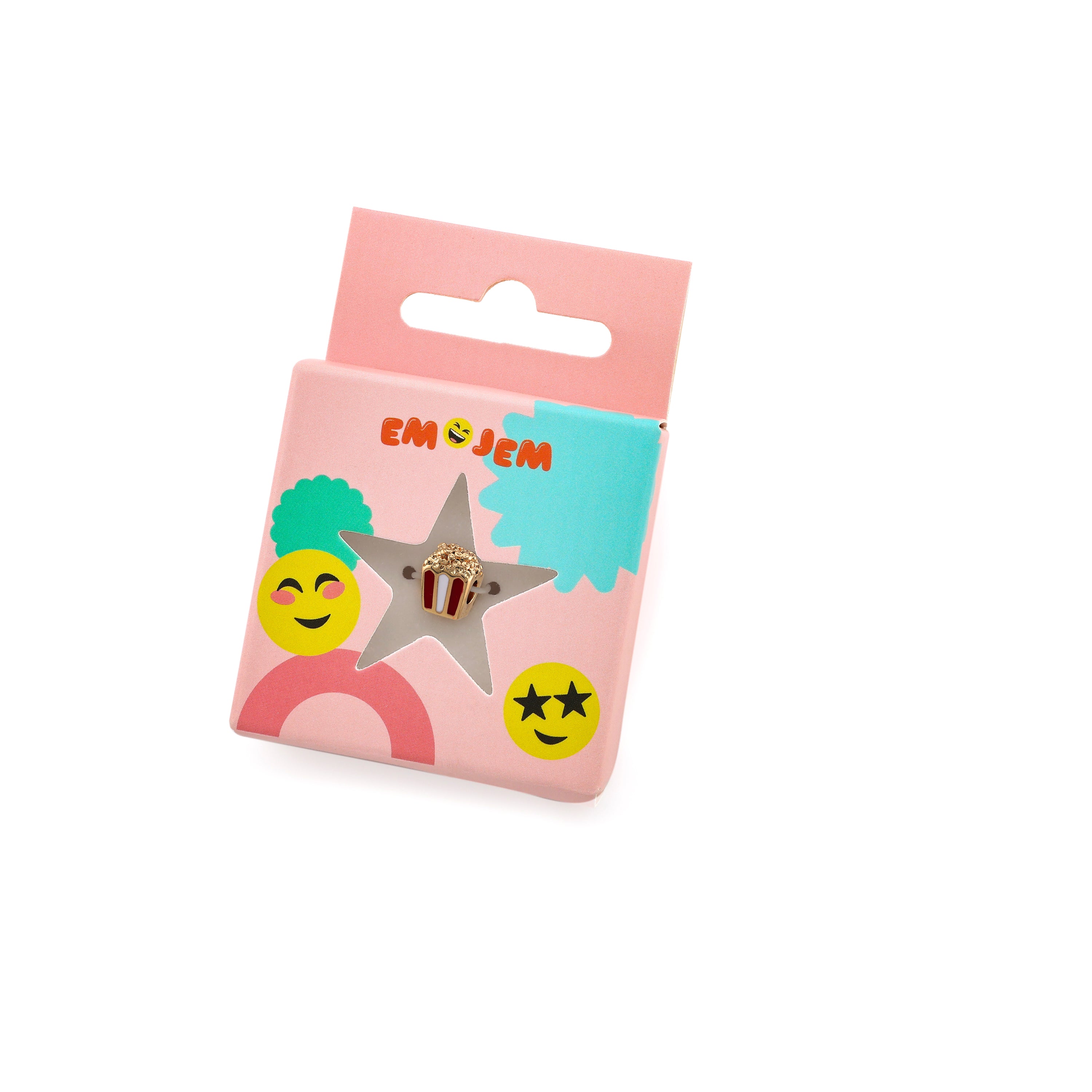 🍿 Poppy Popcorn | Emojem Charm for Kids Bracelets
