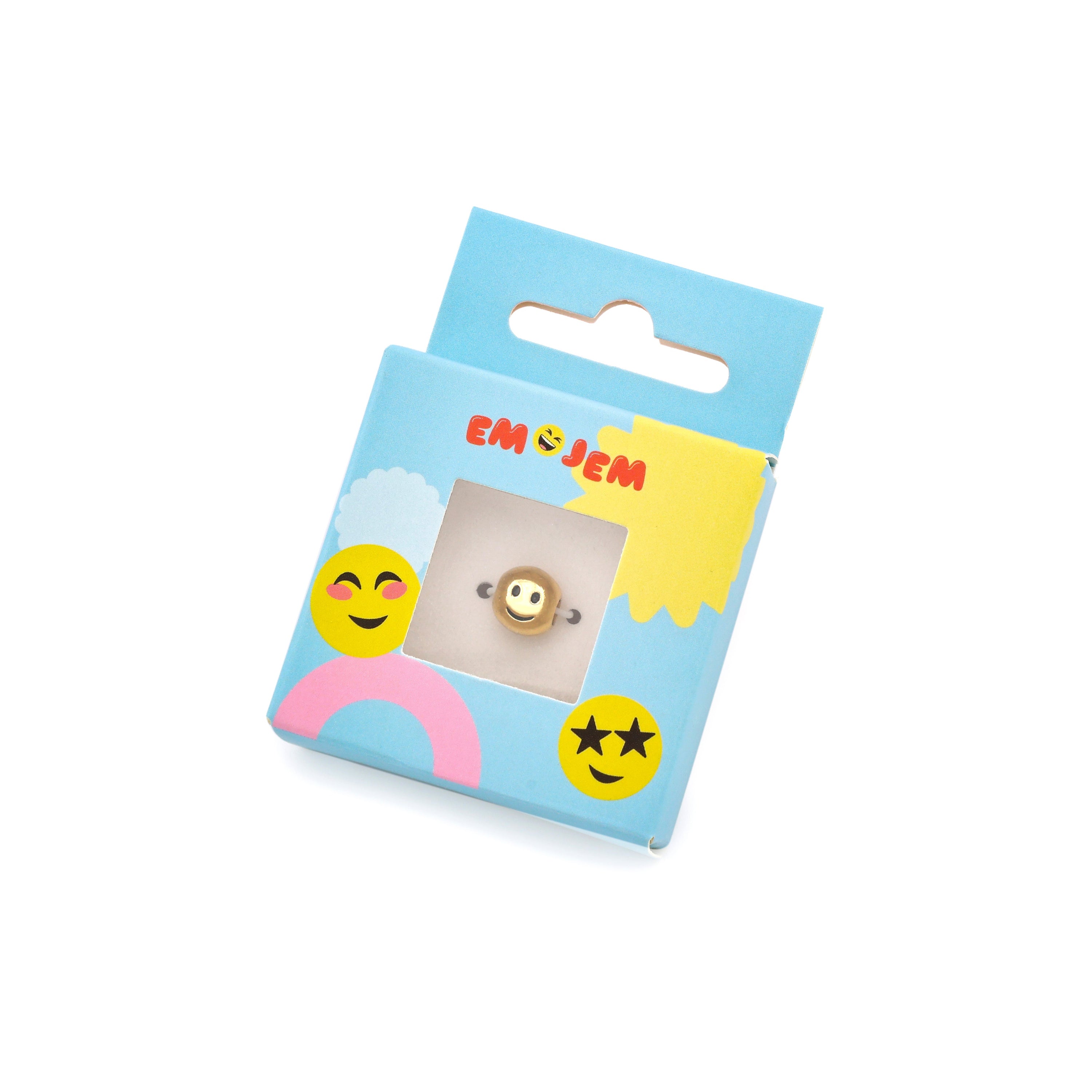 🙂 Shy Smile Sal | Emojem Charm for Kids Bracelets