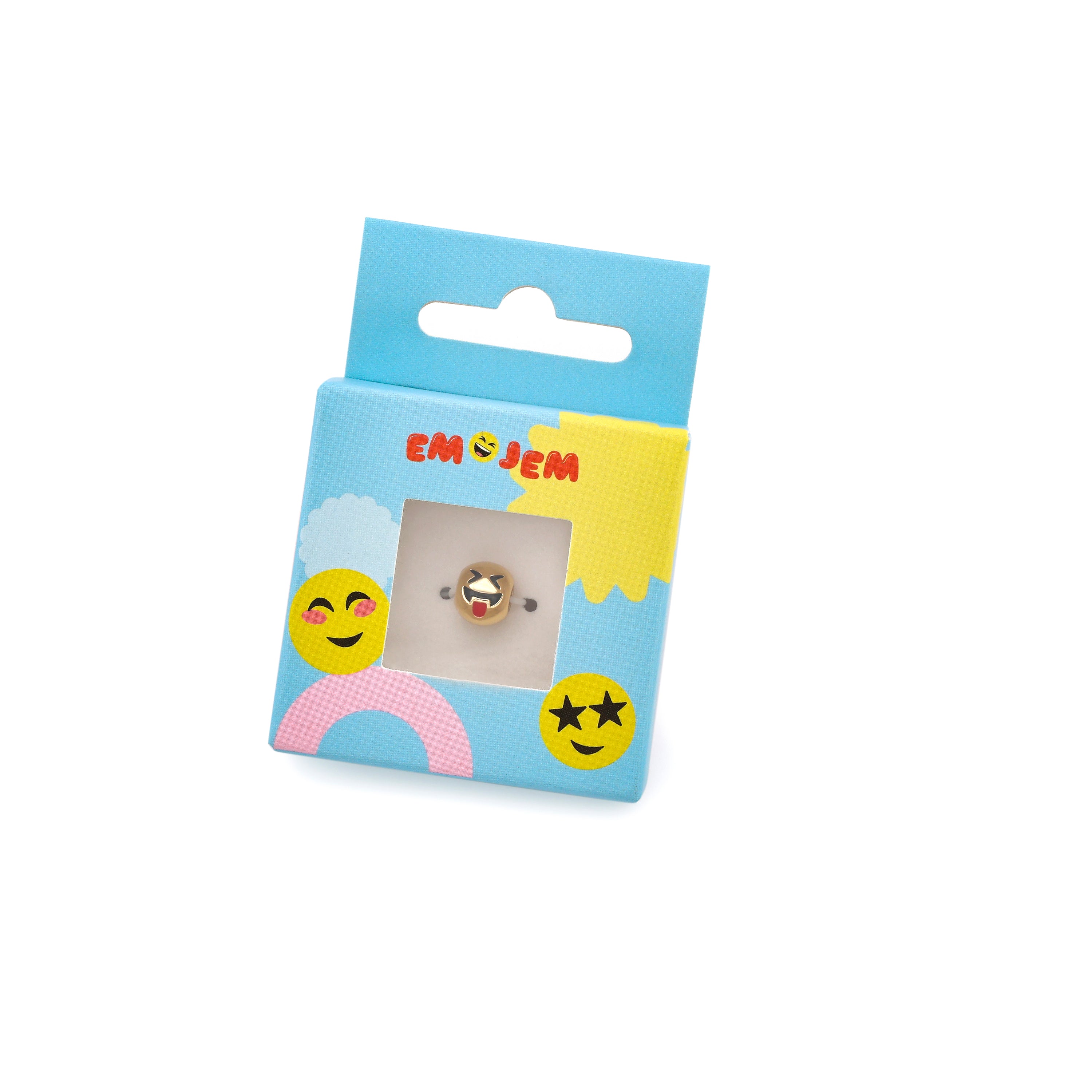 😝 Squinty Finty | Emojem Charm for Kids Bracelets