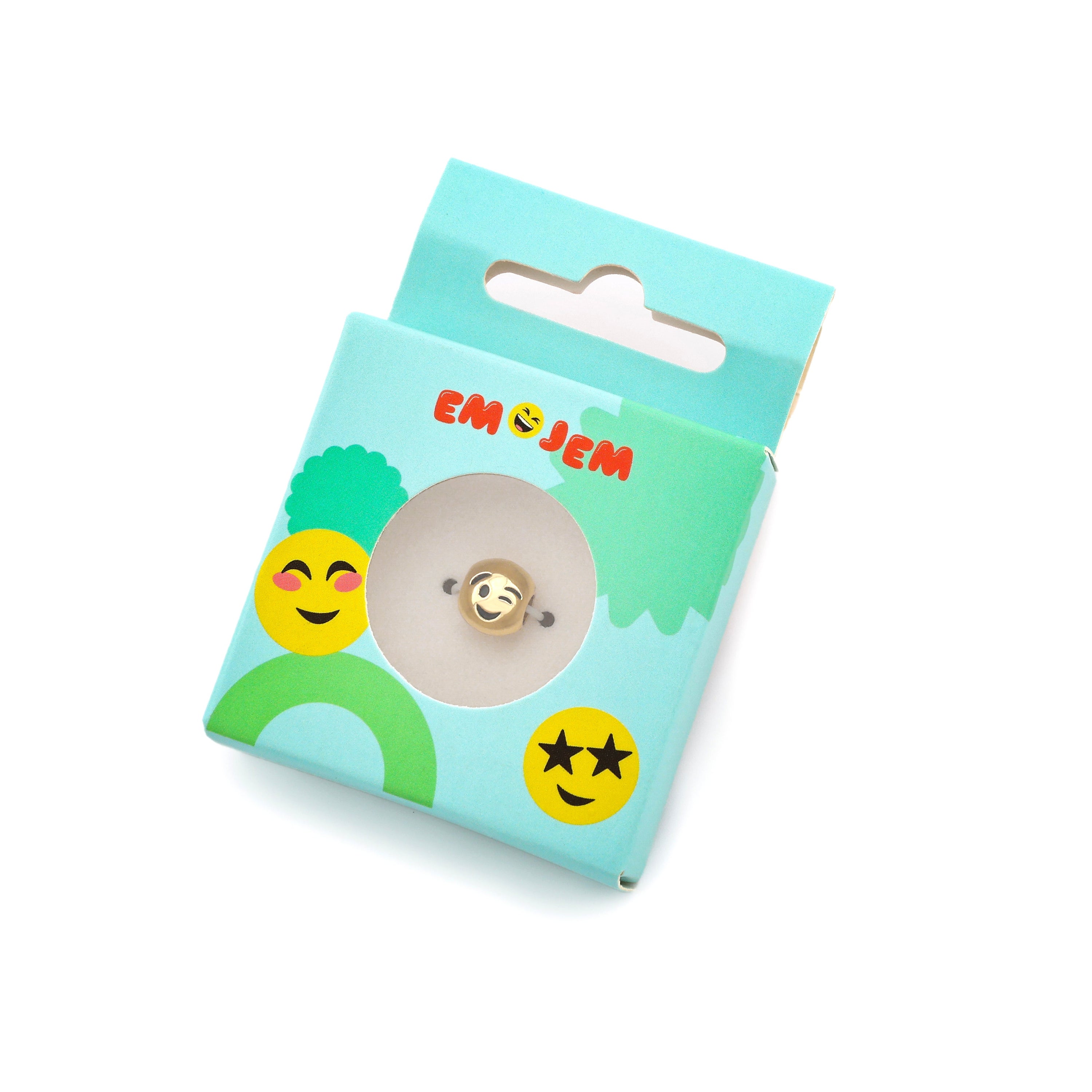 😉 Winking Walter | Emojem Charm for Kids Bracelets