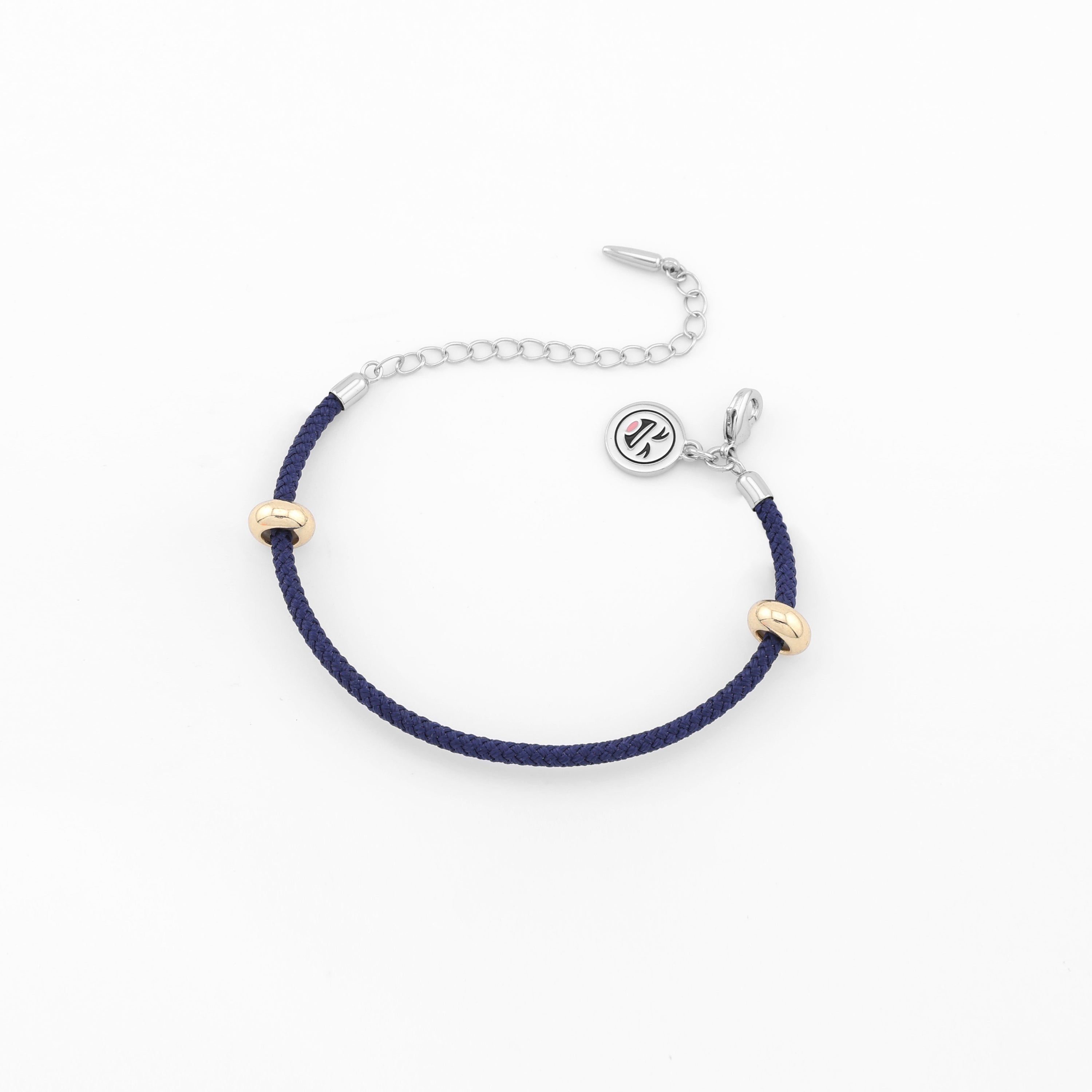 Emojem Cord 2.5mm Bracelet - Navy | Emojem Kids’ Charm Bracelet Base