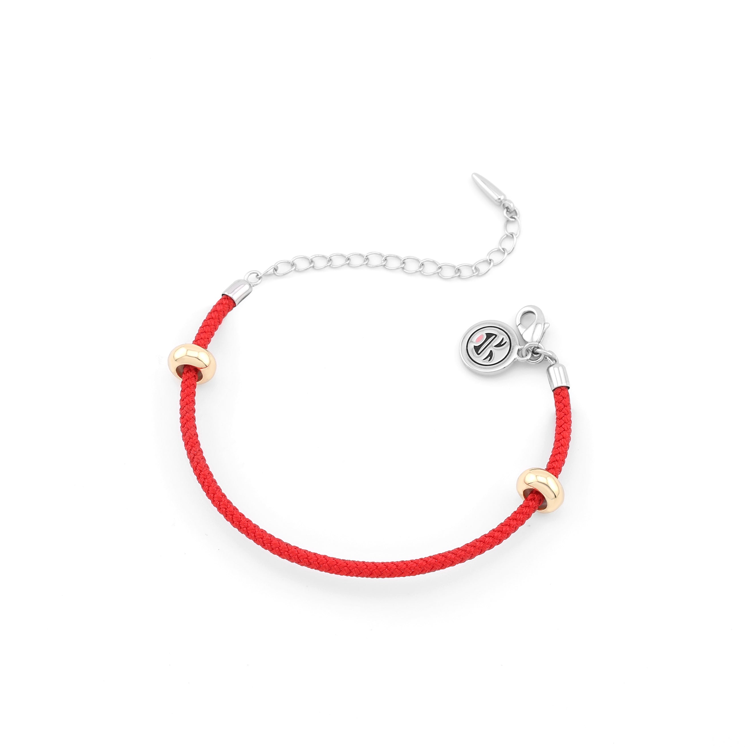 Emojem Cord 2.5mm Bracelet - Red | Emojem Kids’ Charm Bracelet Base